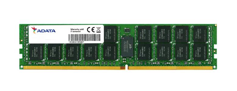 AD4R2400664G19 ADATA 64GB PC4-19200 DDR4-2400MHz Registered ECC CL17 288-Pin DIMM 1.2V Quad Rank Memory Module