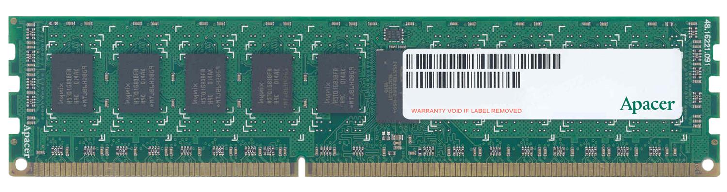 76.A205G.C100C Apacer 2GB PC3-10600 DDR3-1333MHz ECC Registered CL9 240-Pin DIMM 1.35V Low Voltage Memory Module