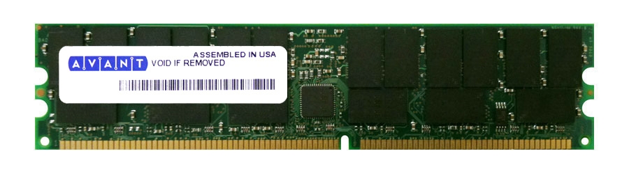 AVM7256R61C5333K1-AP Avant 2GB PC2700 DDR-333MHz ECC Registered CL2.5 184-Pin DIMM Dual Rank Memory Module