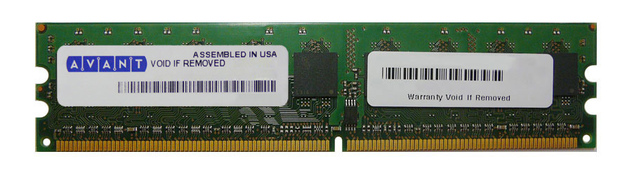 AVF721GR84E5667FG-AP Avant 8GB PC2-5300 DDR2-667MHz ECC Registered CL5 240-Pin DIMM Quad Rank Memory Module