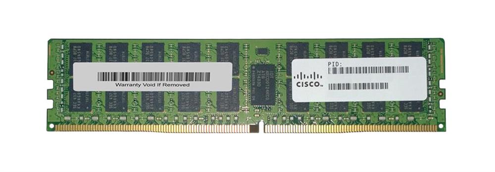 UCS-MR-1X648RU-G Cisco 64GB PC4-17000 DDR4-2133MHz ECC Registered CL15 288-Pin DIMM 1.2V Octal Rank Memory Module