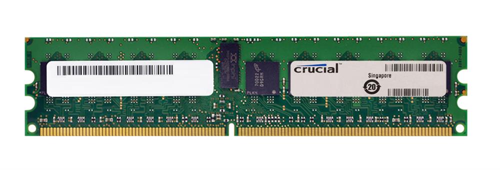 CT25672BA1339.M9FD Crucial 2GB PC3-10600 DDR3-1333MHz ECC Unbuffered CL9 240-Pin DIMM Single Rank Memory Module