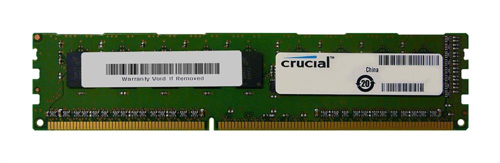 CT25672BD160B.9FKD Crucial 2GB PC3-12800 DDR3-1600MHz ECC Unbuffered CL11 240-Pin DIMM 1.35V Low Voltage Single Rank Memory Module