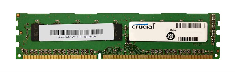 CT51272BA1339.M18FD Crucial 4GB PC3-10600 DDR3-1333MHz ECC Unbuffered CL9 240-Pin DIMM Dual Rank Memory Module