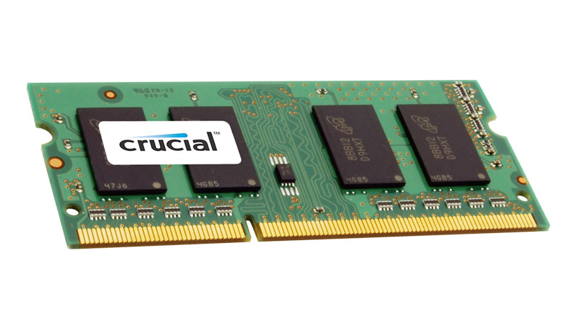 CT10086014 Crucial 4GB PC3-14900 DDR3-1866MHz non-ECC Unbuffered CL13 204-Pin SoDimm 1.35V Low Voltage Dual Rank Memory Module