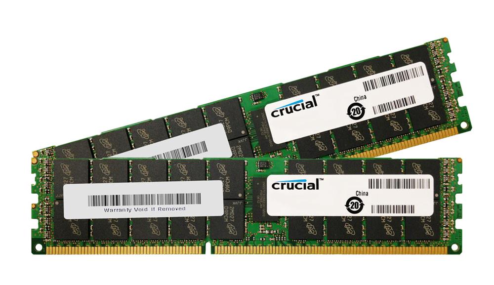 CT16RX32G Crucial 32GB Kit (2 X 16GB) PC3-10600 DDR3-1333MHz ECC Registered CL9 240-Pin DIMM 1.35V Low Voltage Dual Rank Memory