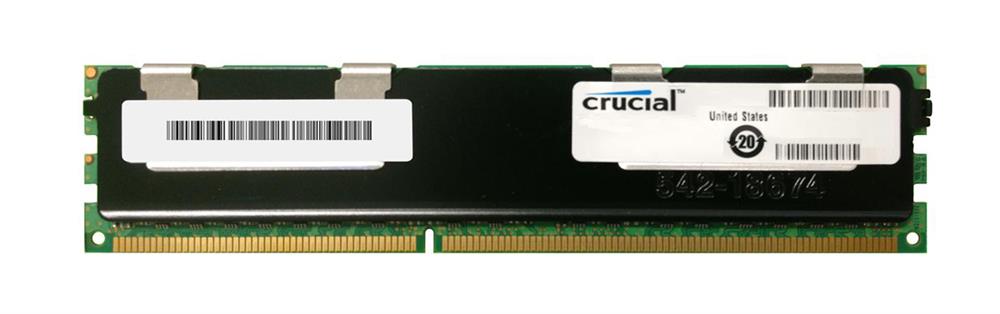 CT51272BQ1339.18FMD Crucial 4GB PC3-10600 DDR3-1333MHz ECC Registered CL9 240-Pin DIMM 1.35V Low Voltage Dual Rank Memory Module