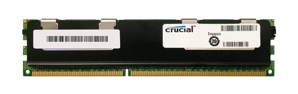 CT102472BB1339.36SFA1 Crucial 8GB PC3-10600 DDR3-1333MHz ECC Registered CL9 240-Pin DIMM Dual Rank Memory Module