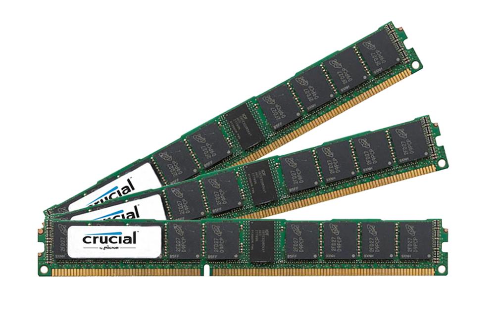 CT5319840 Crucial 24GB Kit (3 X 8GB) PC3-12800 DDR3-1600MHz ECC Registered CL11 240-Pin DIMM 1.35V Low Voltage Very Low Profile (VLP) Dual Rank Memory for Dell Precision Workstation T3610