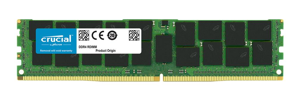 CT32G4RFD424A.36FB1 Crucial 32GB PC4-19200 DDR4-2400MHz Registered ECC CL17 288-Pin DIMM 1.2V Dual Rank Memory Module