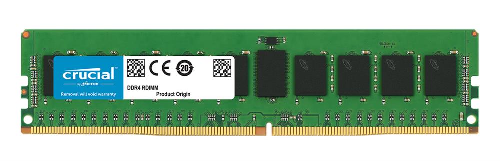 CT8G4RFD8213-B2 Crucial 8GB PC4-17000 DDR4-2133MHz Registered ECC CL15 288-Pin DIMM 1.2V Dual Rank Memory Module