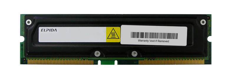 MC-4R128FKE8D Elpida 128MB PC800 800MHz ECC 45ns 184-Pin RDRAM RIMM Memory Module