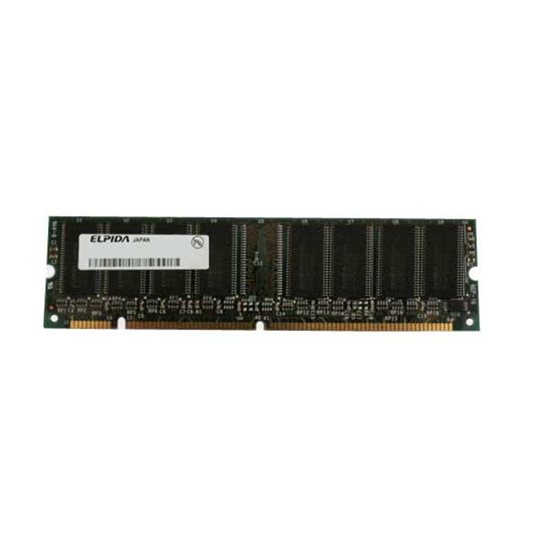 PC133 Elpida 512MB 133MHz non-ECC Unbuffered CL3 168-Pin DIMM Memory Module