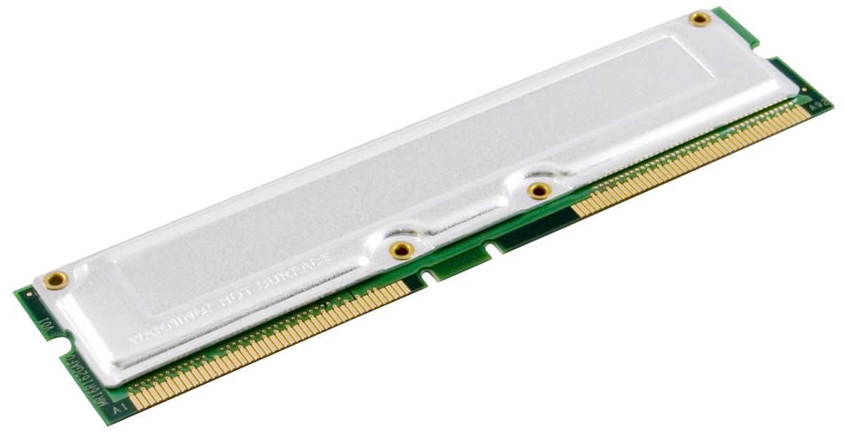 KTH-VL800/1024 Kingston Rambus 1GB Kit (2 X 512MB) PC800 800MHz non-ECC 184-Pin RDRAM RIMM Memory for HP P2279A