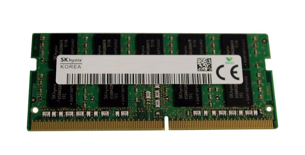 HMA82GS7CJR8N-UH Hynix 16GB PC4-19200 DDR4-2400MHz ECC Unbuffered CL17 260-Pin SoDimm 1.2V Dual Rank Memory Module