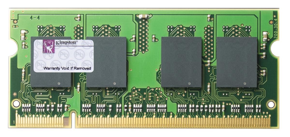 KVR800D2S6/4GETR Kingston 4GB PC2-6400 DDR2-800MHz non-ECC Unbuffered CL6 200-Pin SoDimm Dual Rank Memory Module