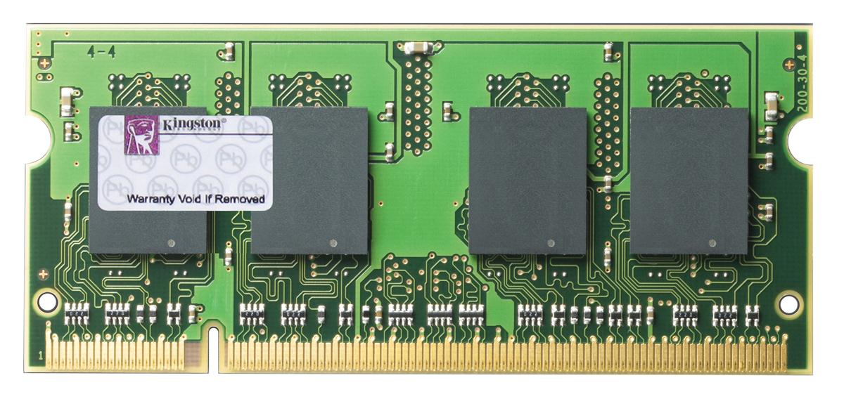DDR667-2G Kingston 2GB PC2-5300 DDR2-667MHz non-ECC Unbuffered CL5 200-Pin SoDimm Memory Module
