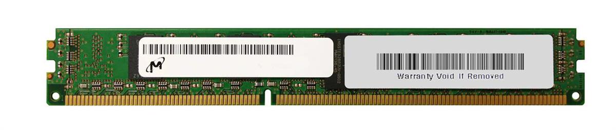 MT18KDF1G72AZ-1G6J1 Micron 8GB PC3-12800 DDR3-1600MHz ECC Unbuffered CL11 240-Pin DIMM 1.35V Low Voltage Very Low Profile (VLP) Dual Rank Memory Module