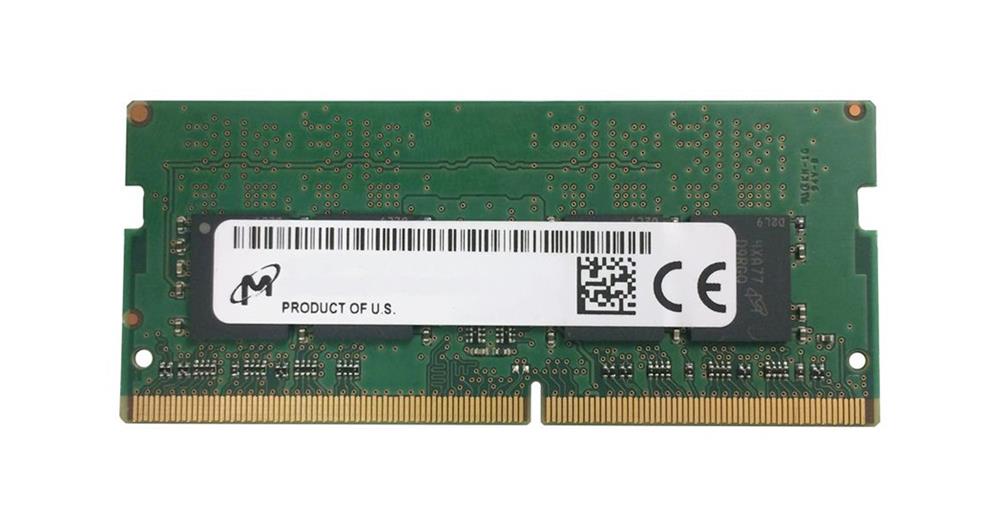 MTA8ATF51264HZ-2G3A2 Micron 4GB PC4-19200 DDR4-2400MHz non-ECC Unbuffered CL17 260-Pin SoDimm 1.2V Single Rank Memory Module