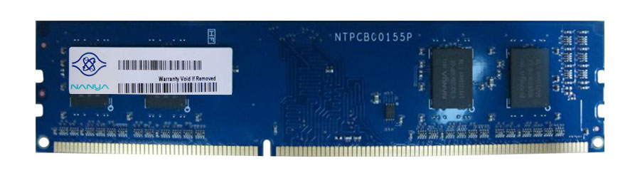 NT1GC64BH4B0NF-BE Nanya 1GB PC3-8500 DDR3-1066MHz non-ECC Unbuffered CL7 240-Pin DIMM Single Rank Memory Module