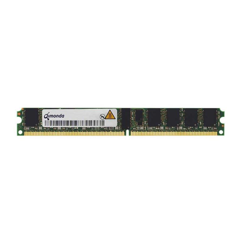 QIMONDA/3RD-11967 Qimonda 4GB PC2-5300 DDR2-667MHz ECC Registered CL5 240-Pin DIMM Very Low Profile (VLP) Memory Module