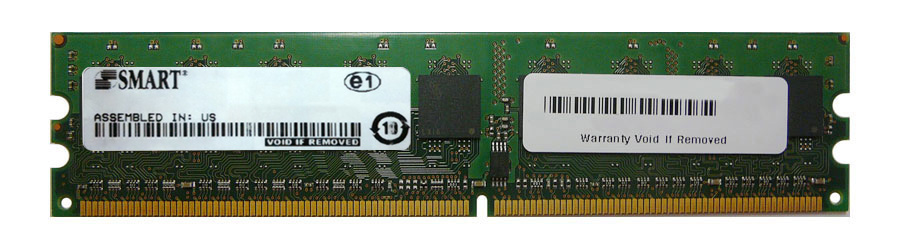 SG572128HG8YZIL1 Smart Modular 4GB PC2-5300 DDR2-667MHz ECC Registered CL5 240-Pin DIMM Single Rank Memory Module