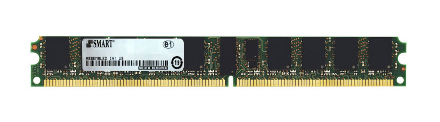 39M5861-A Smart Modular 1GB Kit (2 x 512MB) PC2-5300 DDR2-667MHz ECC Registered CL5 240-Pin DIMM Very Low Profile (VLP) Memory