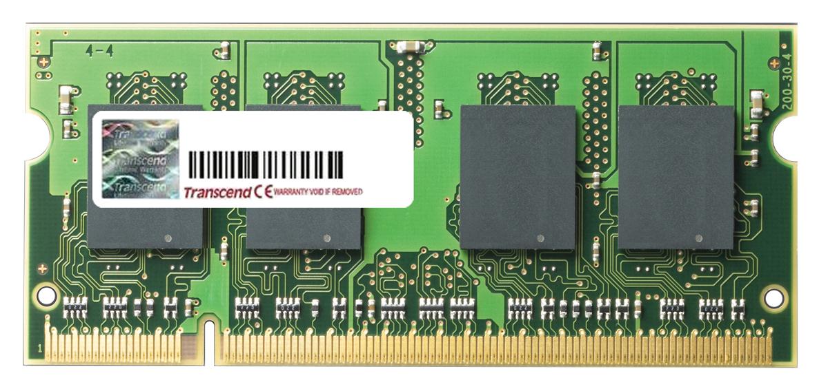 TS256MTM400 Transcend 256MB PC2-5300 DDR2-667MHz non-ECC Unbuffered CL5 200-Pin SoDimm Single Rank Memory Module