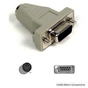 F4A612 Belkin Pro Series Mouse Adapter 1 x DB-9 Female 1 x Mini-DIN (PS/2) Female