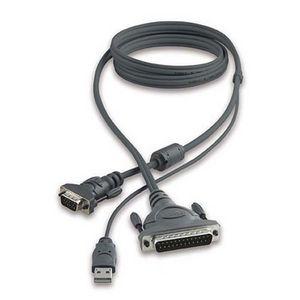 F1D9301B15 Belkin Omnvw Octpus USB Cable Kit DB25 USB"A"/Hddb15M 15'
