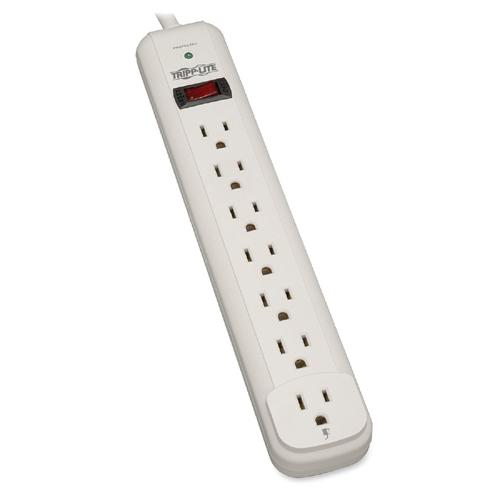 TLP712 Tripp Lite ProtectIT 7-Outlets Surge Suppressor Receptacles: 7 x NEMA 5-15R 1080J