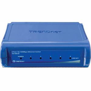 TE100-S50G-A1 TRENDnet 5port 10/100MBps Greennet Perp Switch (Refurbished)