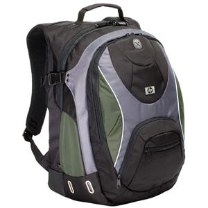 RU350AA HP Notebook Backpack Backpack Black, Green (Refurbished)