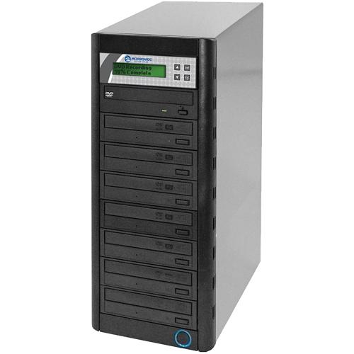 QDDVD127 Microboards 1:7 Stand Alone/PC Connect CD/DVD Duplicator Standalone/PC Connect CD/DVD Duplicator DVD-ROM DVD-Writer 48x CD-R 18x DVD USB