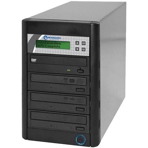 QDDVD123 Microboards 1:3 Stand Alone/PC Connect CD/DVD Duplicator Standalone/PC Connect CD/DVD Duplicator DVD-ROM DVD-Writer 18x DVD 48x CD-R USB