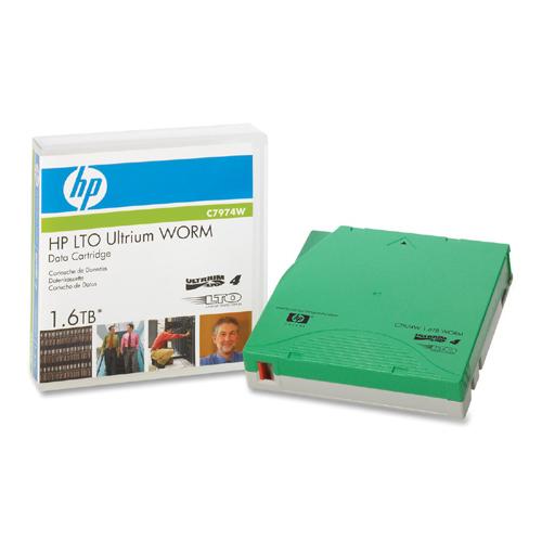 C7974W HP LTO Ultrium 4 WORM Tape Cartridge LTO-4 WORM 800GB Native / 1.60TB Compressed (Refurbished)