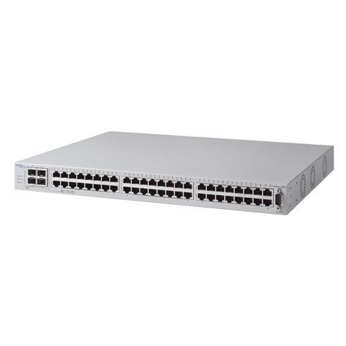 DJ1412B02-E5 Nortel Ethernet Routing Switch 1648T 48-Ports EN Fast EN 10Base-T 100Base-TX + 4 x SFP (empty) 1U (Refurbished)
