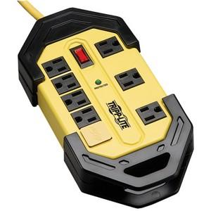TLM812SA Tripp Lite Safety Surge W/ 8 Out Osha Ylw 12ft Crd 1200j