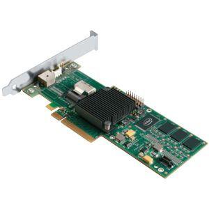 SRCSASLS4I Intel 128MB Cache 4-Port SAS 3Gbps / SATA 3Gbps PCI Express 2.0 x8 Low Profile MD2 RAID 0/1/5/6/10/50/60 Controller Card