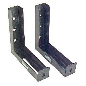 ZVMAXLB6-U-B Elite Screens 6 X 2 Wallceiling Hanging Brackets U Type-black