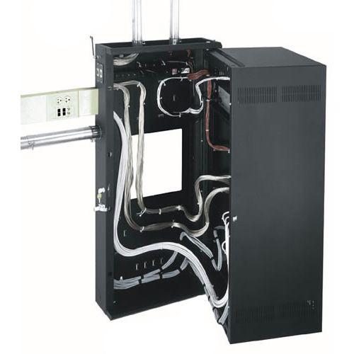 DWR1617PD Middle Atlantic Products Data Wall Rack with Plexi Door