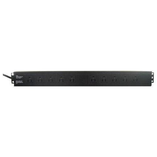 WA-PS010 iStarUSA 10-Outlets Power Strip Receptacle: 10