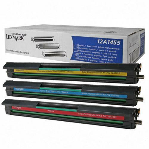 12A1455 Lexmark Color Photoconductor Kit For Color Optra 1200 12k Yld (Refurbished)