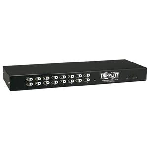 B022-016 TrippLite NetDirector 16-Ports RJ-11 KVM Switch 16 x 1 16 x SPDB-15 1U Rack-mountable (Refurbished)
