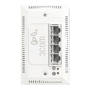 3CNJ90 3Com NJ90 Network Jack Ethernet Switch 4 x 10/100Base-TX LAN (Refurbished)
