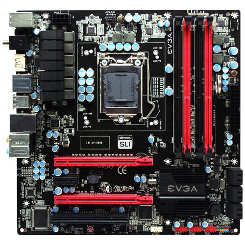 121LFE652KR EVGA 121-LF-E652-KR LGA 1156 Intel P55 Chipset Core i7 Processors Support DDR3 4x DIMM 6x SATA 3.0Gb/s Micro-ATX Motherboard (Refurbished)