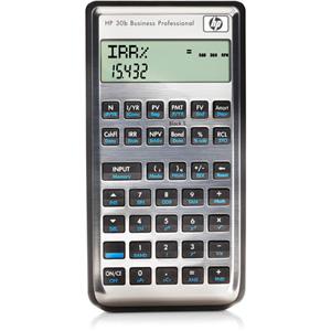 NW238AA#ABA HP 30b Business/Financial Calculator 2 Line(s) 12 Character(s) LCD Battery Powered 5.84-inch x 3.03-inch x 0.63-inch (Refurbished)