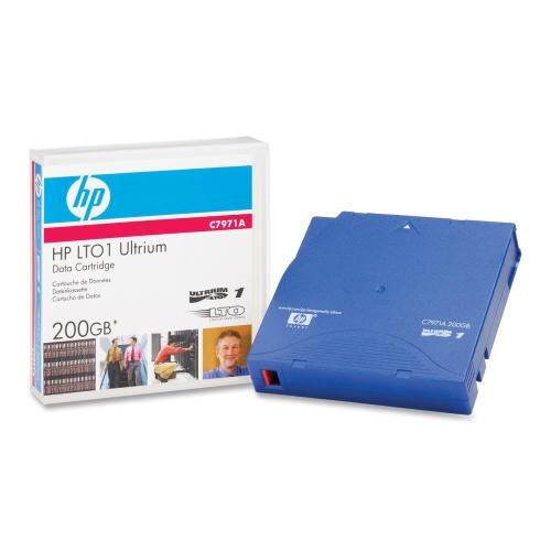 C7971A HP LTO Ultrium 1 Tape Cartridge LTO-1 100GB Native / 200GB Compressed 1998.03 ft Tape Length (Refurbished)