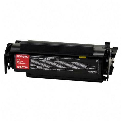 12A4710 Lexmark 6000 Pages Black Toner Cartridge for X422 (Refurbished)