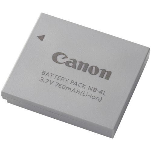 9763A001 Canon NB-4L Rechargeable Camera Battery Lithium Ion (Li-Ion) 3.7V DC (Refurbished)